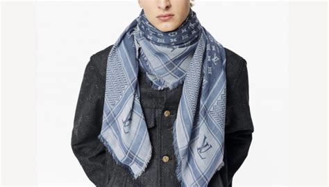 monogram keffieh louis vuitton|louis vuitton keffiyeh.